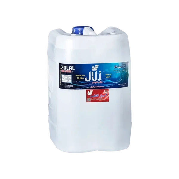 آب دیونیزه 20 لیتری سه بار تقطیر (زلال طب شیمی)