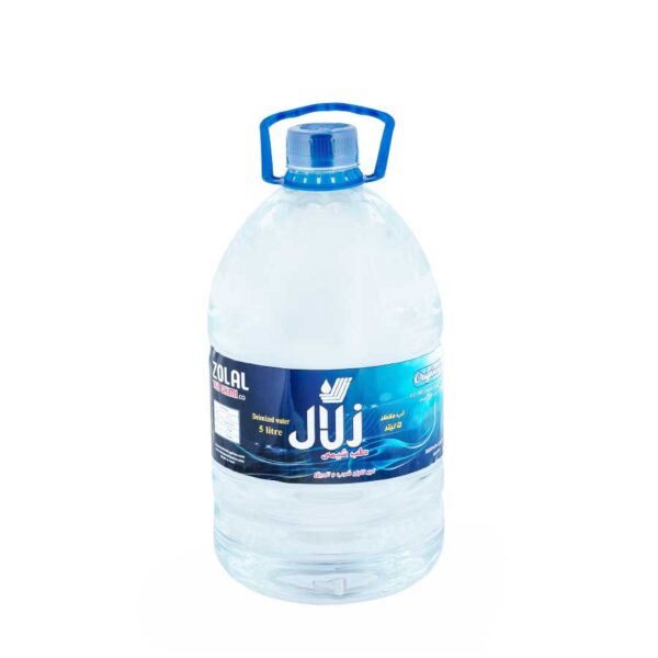 آب دیونیزه 5 لیتری (زلال طب شیمی)